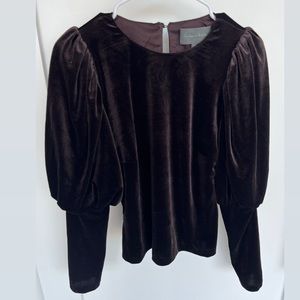 Anthropologie velvety top